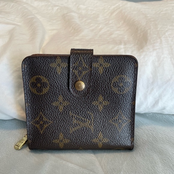 CA0968 Louis Vuitton Compact Zip Monogram Canvas Bifold Wallet Brown - Picture 6 of 12